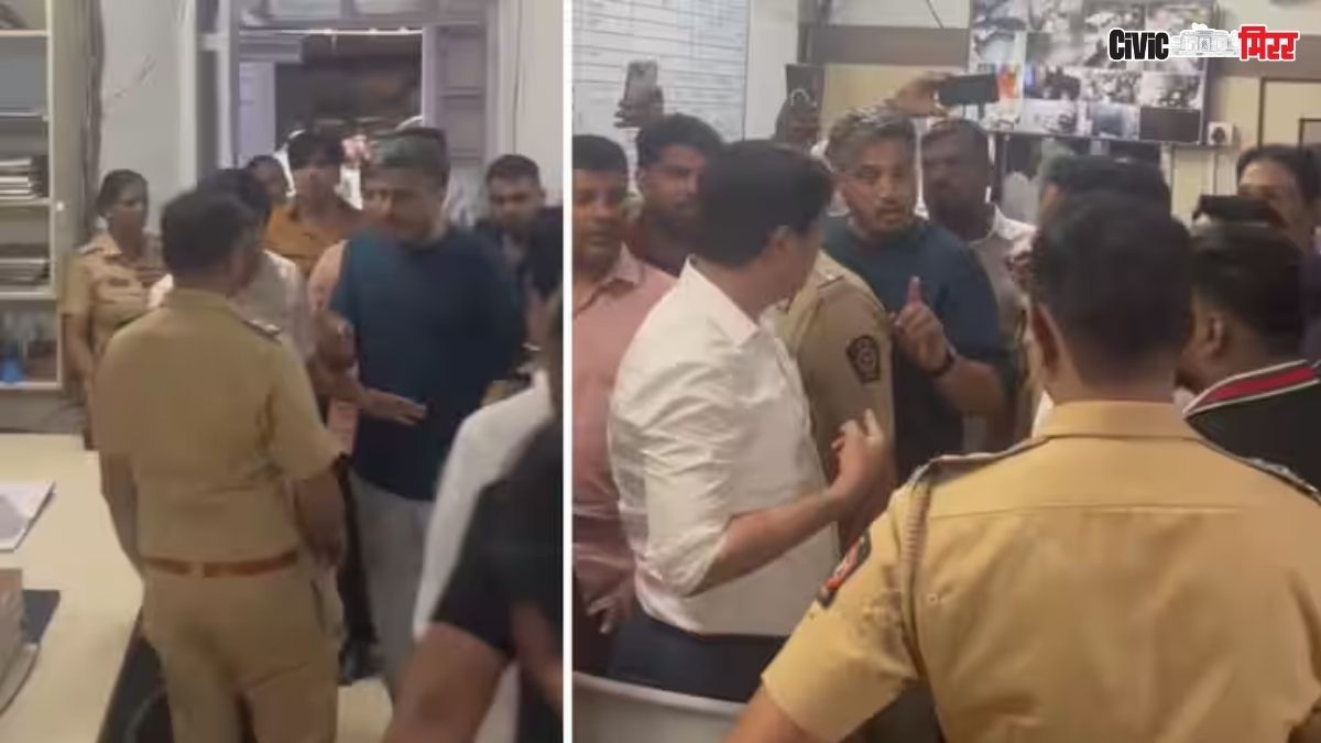 Rohit Pawar,NCP   राष्ट्रवादी कांग्रेस पार्टी,Marine Drive Police station,Viral video